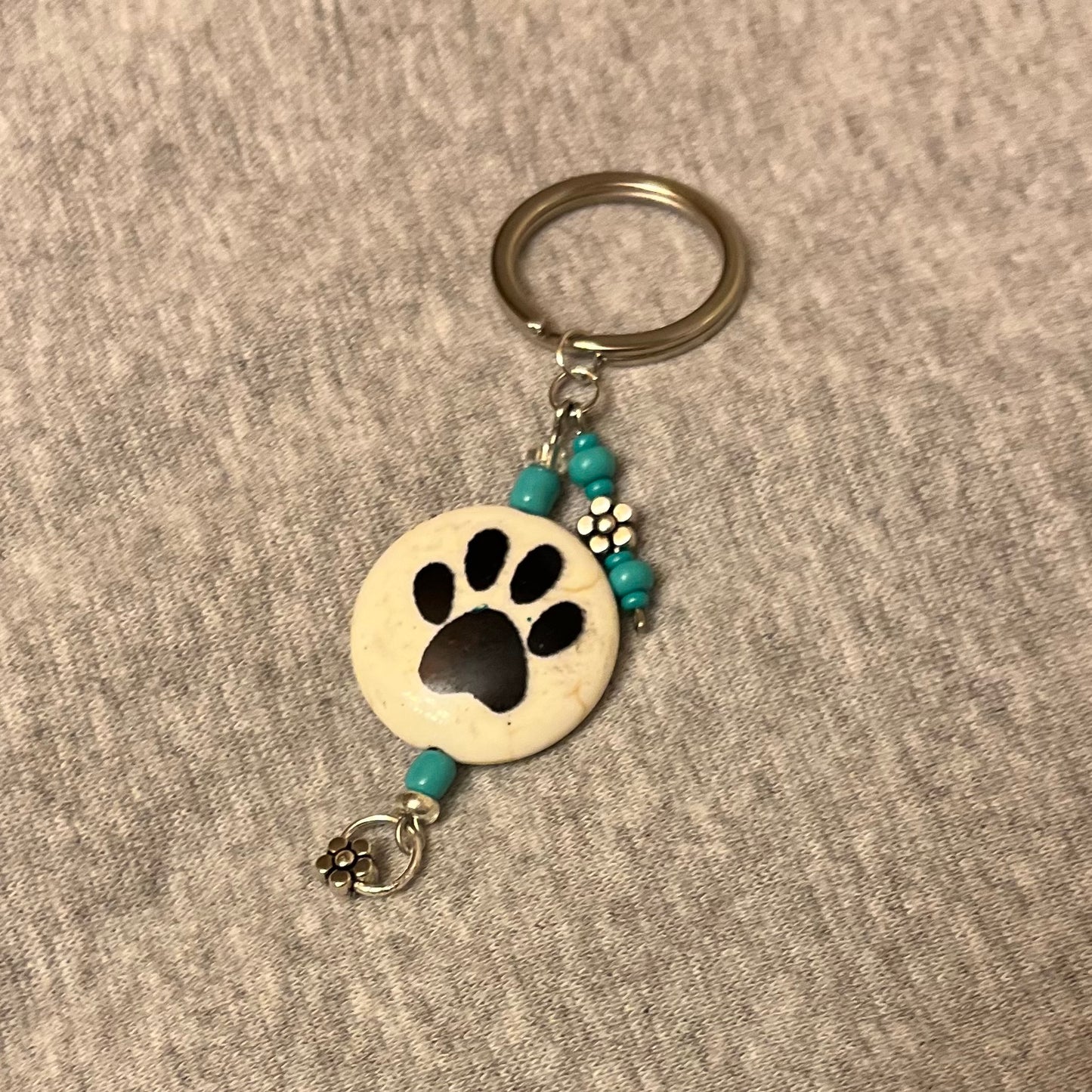 PAW PRINT KEYCHAINS